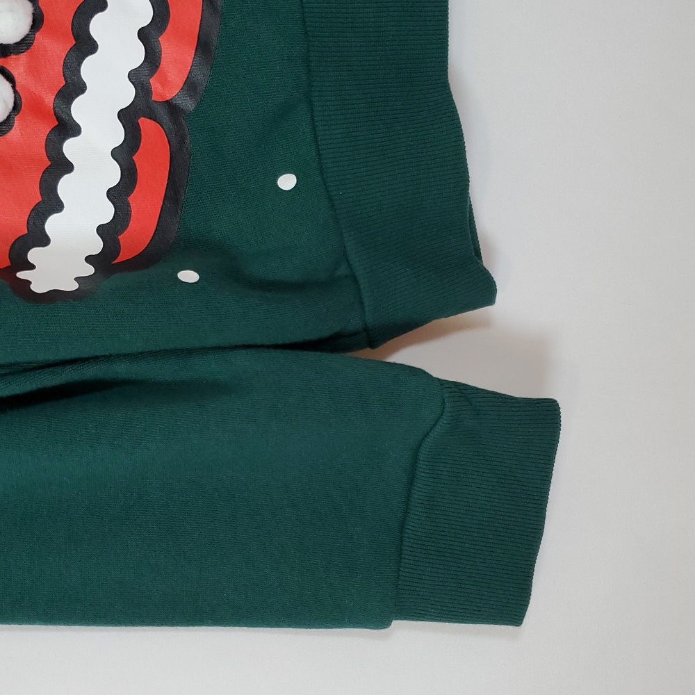 Hello Kitty Woman's Graphic Christmas Sweatshirt ~ Green - Picture 10 of 12